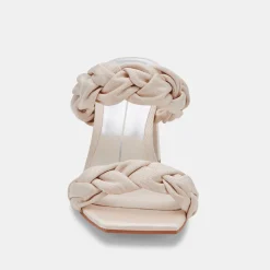 Pheby Heels Beige Silk