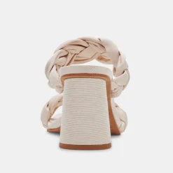 Pheby Heels Beige Silk