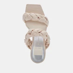 Pheby Heels Beige Silk