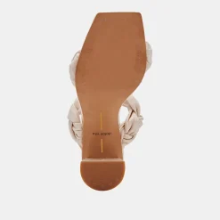 Pheby Heels Beige Silk