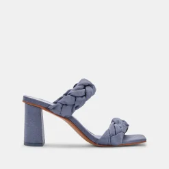 Pheby Heels Indigo Silk