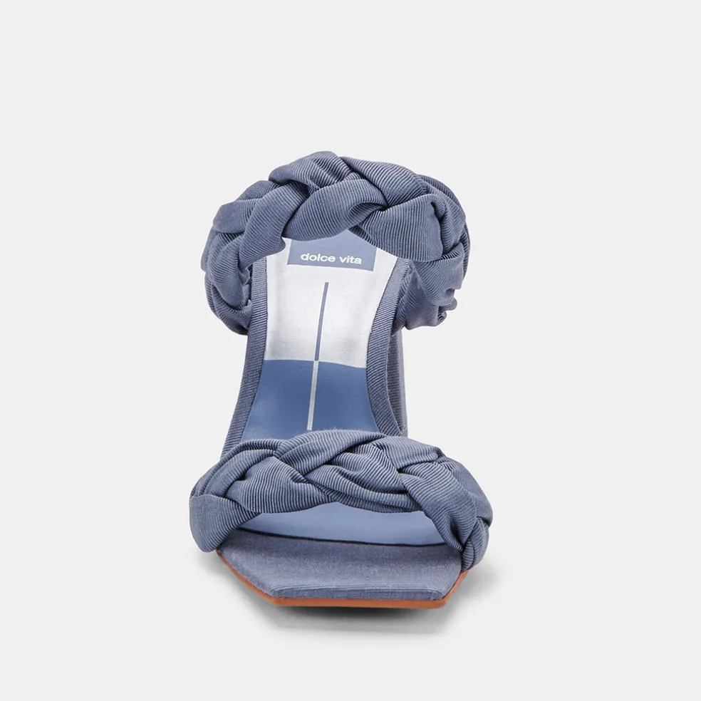 Pheby Heels Indigo Silk