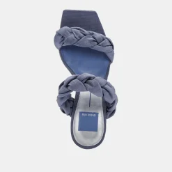 Pheby Heels Indigo Silk