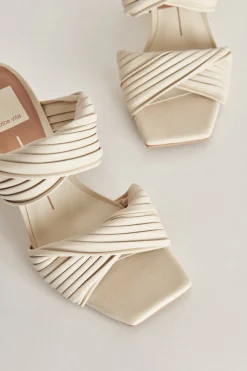 Pilton Wide Heels Ivory Stella