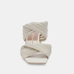 Pilton Wide Heels Ivory Stella