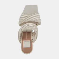 Pilton Wide Heels Ivory Stella