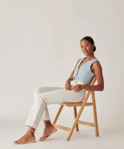 Prax Sandals Cognac Leather