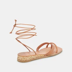 Prax Sandals Cognac Leather