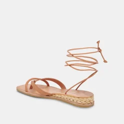 Prax Sandals Cognac Leather