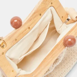 Randy Clutch Sandstone Knit