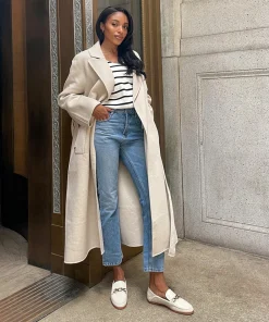 Reign Flats Ivory Leather