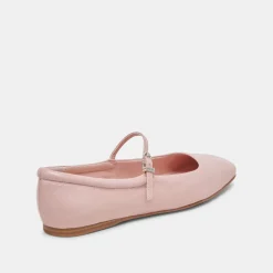 Reyes Ballet Flats Pink Crinkle Patent