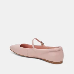 Reyes Ballet Flats Pink Crinkle Patent