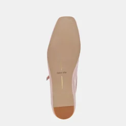 Reyes Ballet Flats Pink Crinkle Patent