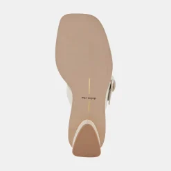 Riva Sandals Ivory Leather