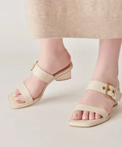 Riva Sandals Ivory Leather