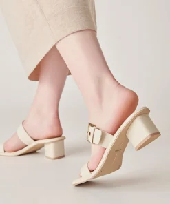 Riva Sandals Ivory Leather