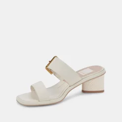 Riva Sandals Ivory Leather