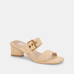 Riva Sandals Natural Raffia