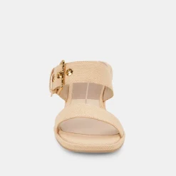 Riva Sandals Natural Raffia