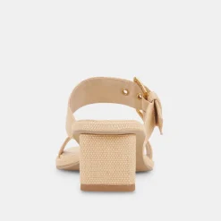 Riva Sandals Natural Raffia