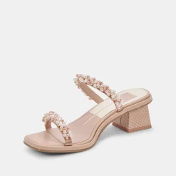 River Pearl Heels Blush Multi Pearls