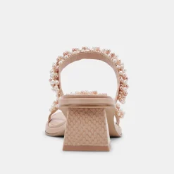 River Pearl Heels Blush Multi Pearls