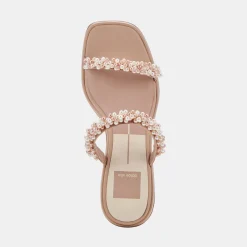 River Pearl Heels Blush Multi Pearls