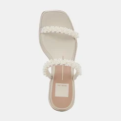 River Pearl Heels Vanilla Pearls