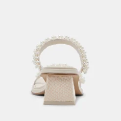 River Pearl Heels Vanilla Pearls