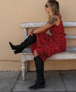 Rocky Boots Black Leather