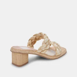 Ronin Sandals Lt Natural Raffia