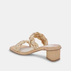 Ronin Sandals Lt Natural Raffia