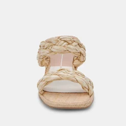 Ronin Sandals Lt Natural Raffia