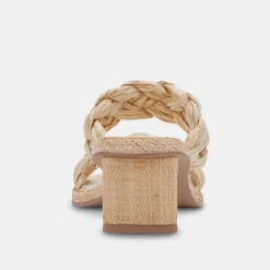 Ronin Sandals Lt Natural Raffia