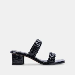 Ronin Sandals Midnight Patent Stella