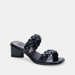 Ronin Sandals Midnight Patent Stella