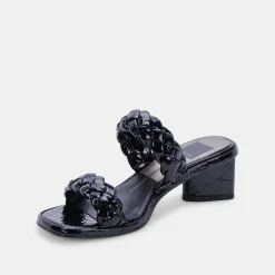 Ronin Sandals Midnight Patent Stella