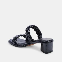 Ronin Sandals Midnight Patent Stella