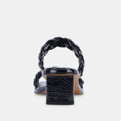 Ronin Sandals Midnight Patent Stella