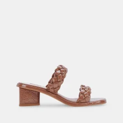 Ronin Sandals Taupe Patent Stella