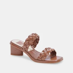 Ronin Sandals Taupe Patent Stella