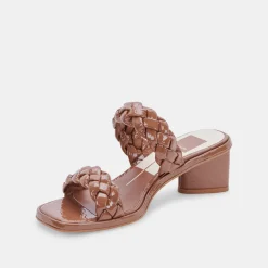 Ronin Sandals Taupe Patent Stella