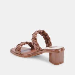 Ronin Sandals Taupe Patent Stella