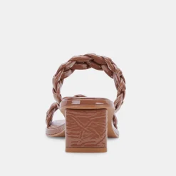 Ronin Sandals Taupe Patent Stella