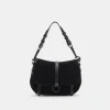 Rylee Crossbody Black Suede