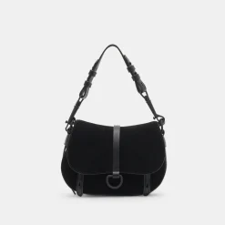 Rylee Crossbody Black Suede