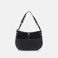 Rylee Crossbody Black Suede