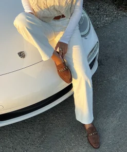 Sallie Flats Cocoa Suede