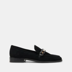 Sallie Flats Onyx Suede